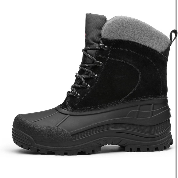 NORTIV 8 Men\'s Insulated Waterproof Winter Snow Boots TERREY size 10 main image 5